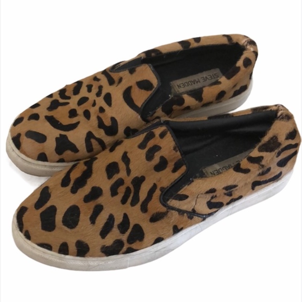 Steve Madden Leopard Slip On Size 7.5 Shoe Loafer - Picture 7 of 7